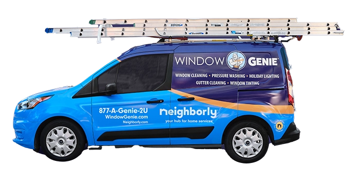 Window Genie work van.