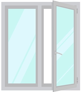  casement window.