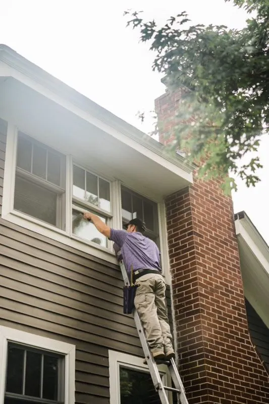 Window Genie Professional Cleaning Residential Window.