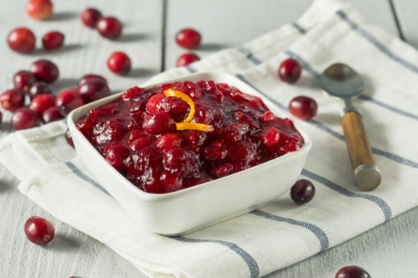 Homemade Cranberry Sauce.