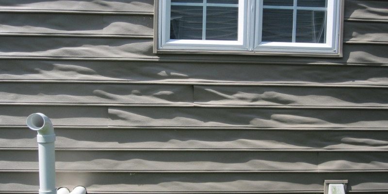 pressure washing garage.