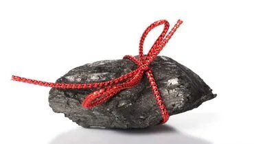 A lump of coal wrapped up in a bow.