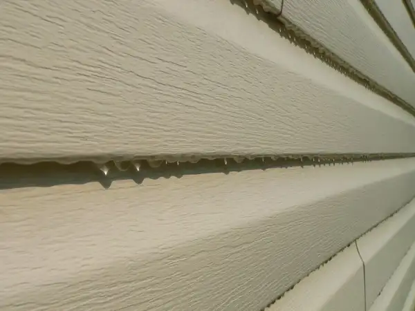 Vinyl Siding on a House with Water on it