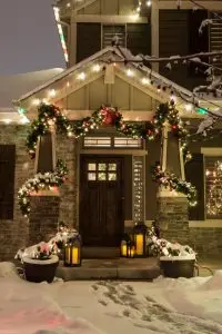 front door garland