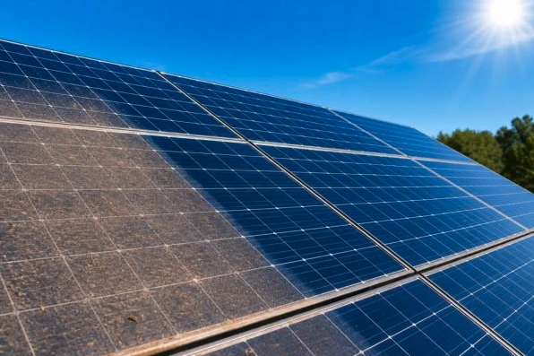 Outdoor solar panels